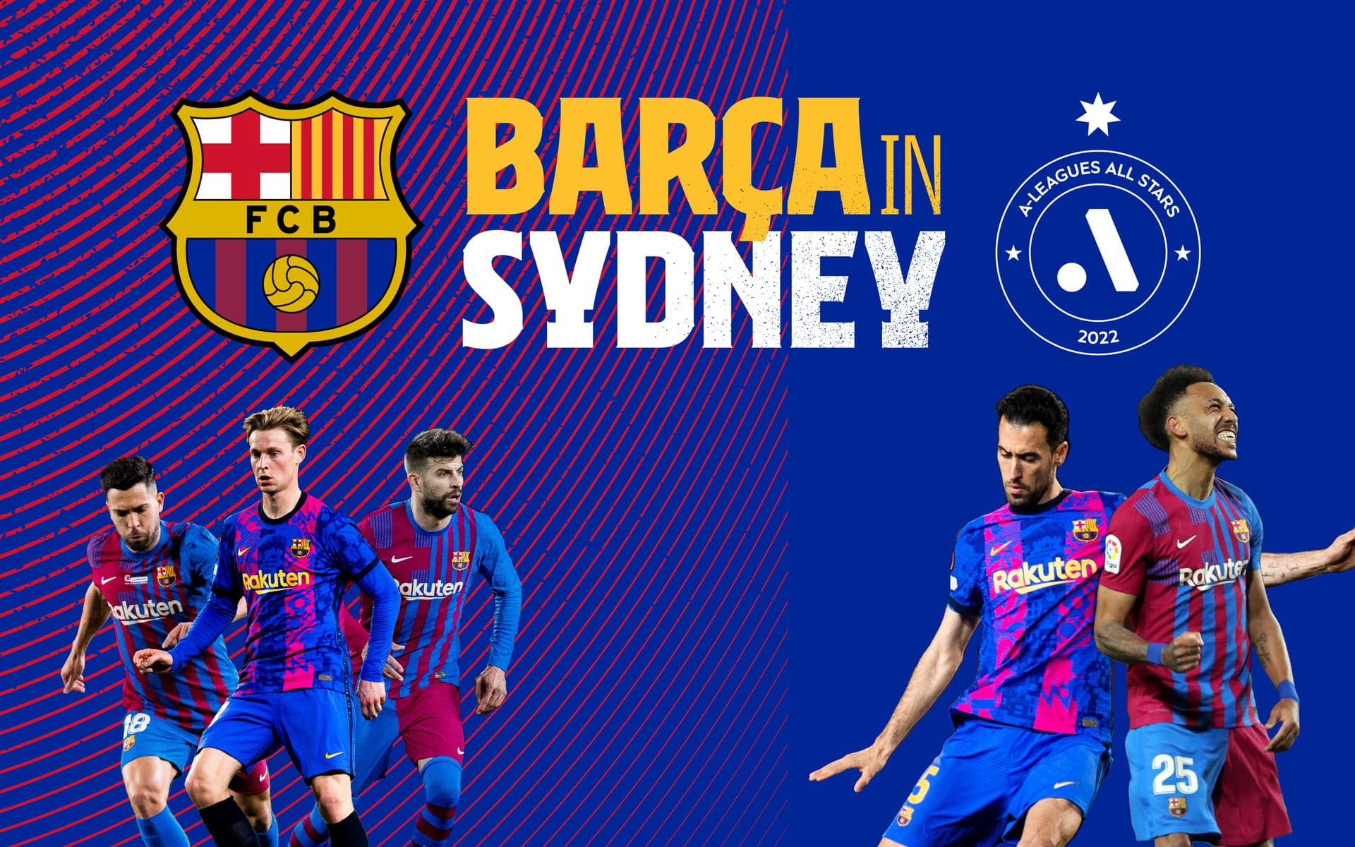 El Fútbol Club Barcelona jugará por primera vez en Australia el próximo 25 de mayo, Barcelona jugará en el Accor Stadium de Sydney contra un combinado de jugadores de la A-League australiana.