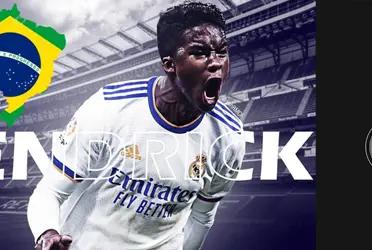 El futbolista de 16 años del Palmeiras conversó con Vinicius y Rodrygo, eso decantó al atacante ha aceptar la oferta del cuadro merengue.