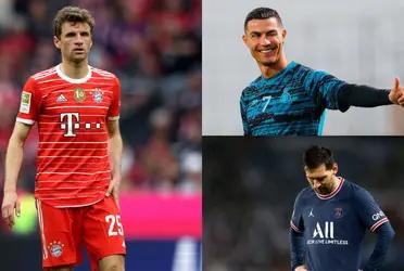 El futbolista alemán recordó los duelos contra los grandes futbolistas.