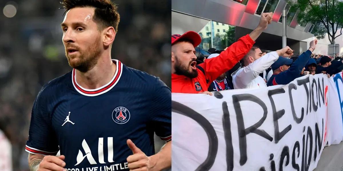 El futbolista argentino fue duramente castigado en el conjunto francés.