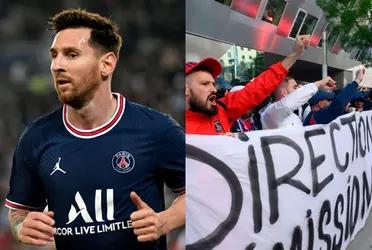 El futbolista argentino fue duramente castigado en el conjunto francés.