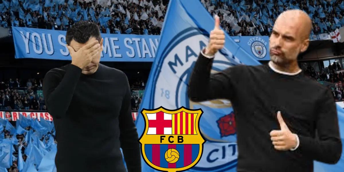 El futbolista blaugrana es pretendido por los de Josep Guardiola.