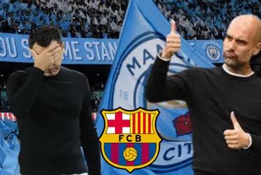 El futbolista blaugrana es pretendido por los de Josep Guardiola.