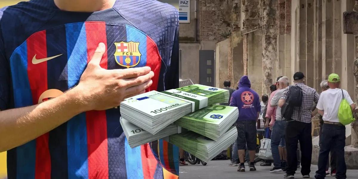 EL futbolista blaugrana hizo referencia a su pasado cuando era un niño