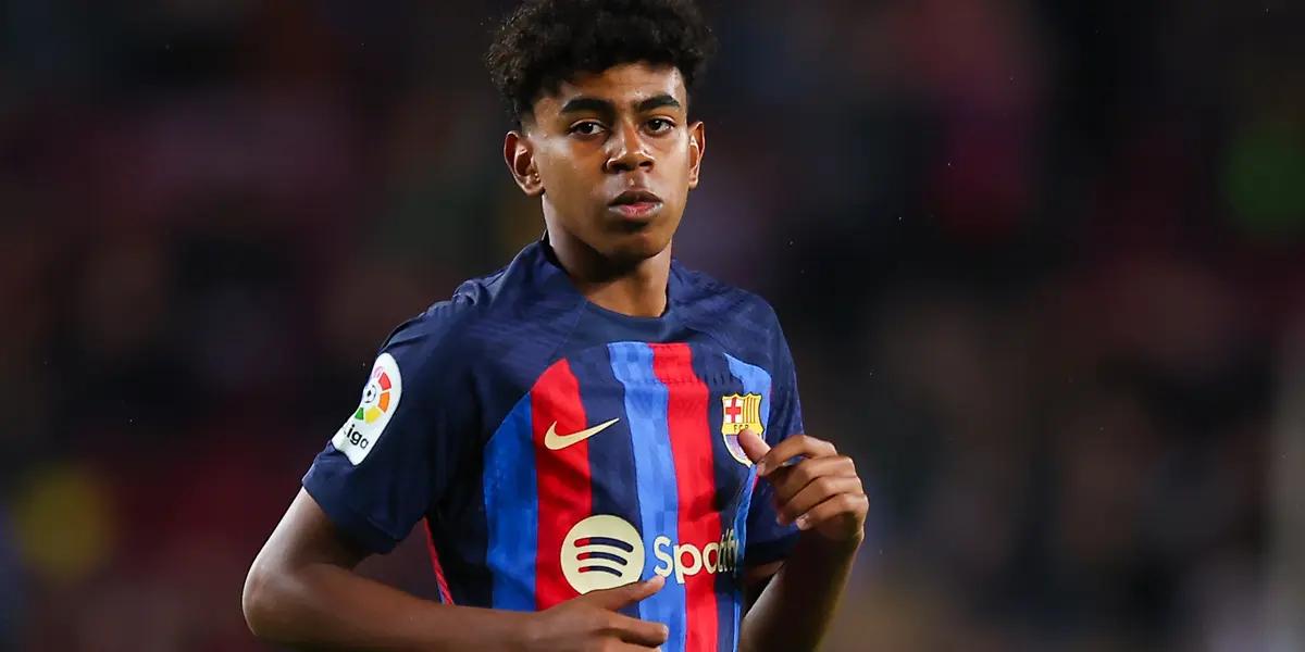 El futbolista blaugrana pasó a la historia con el partido de ayer.