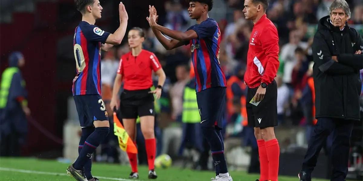 El futbolista blaugrana se metió en la historia del equipo catalán.