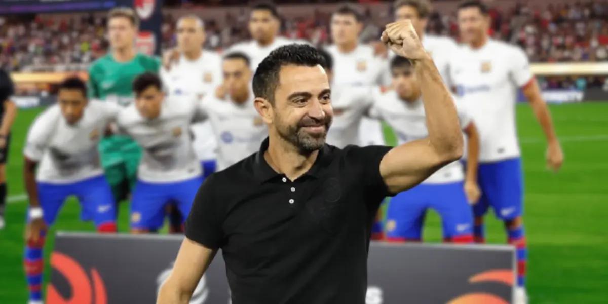 El futbolista blaugrana tiene muy satisfecho al entrenador español.