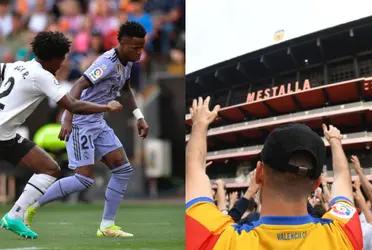 El futbolista brasileño fue muy resistido en el estadio valenciano.