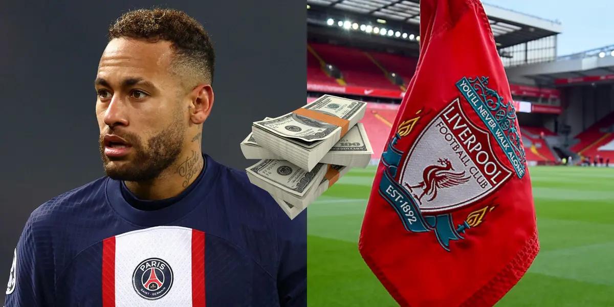 El futbolista brasileño podría salirse del club francés la próxima temporada.