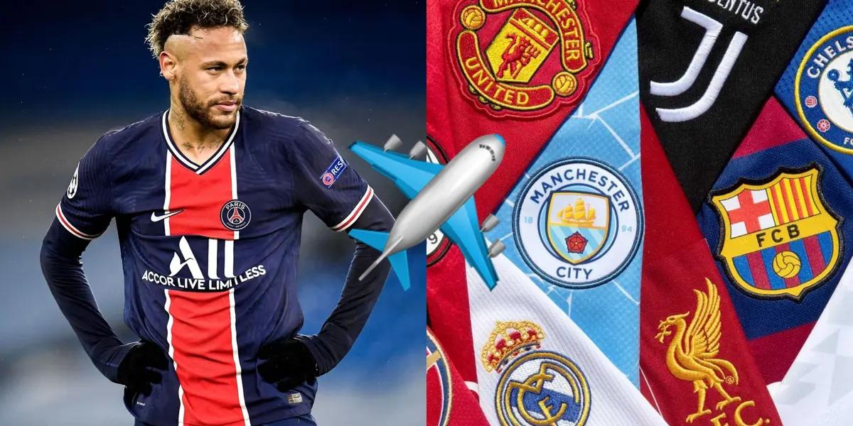 El futbolista brasileño no seguirá en el club parisino la próxima temporada.