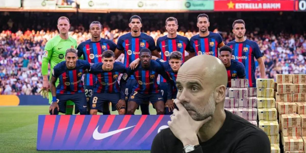 El futbolista culé aparece en los intereses del Manchester City.