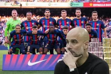 El futbolista culé aparece en los intereses del Manchester City.