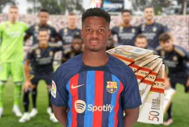 El futbolista del Barcelona fue vinculado recientemente con una posible salida y el tema se tocó en la sala de prensa del Real Madrid.