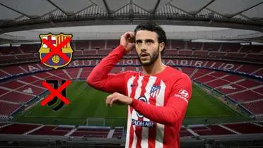 El futbolista del Colchonero acaba contrato en junio de este año y no lo renovaría.