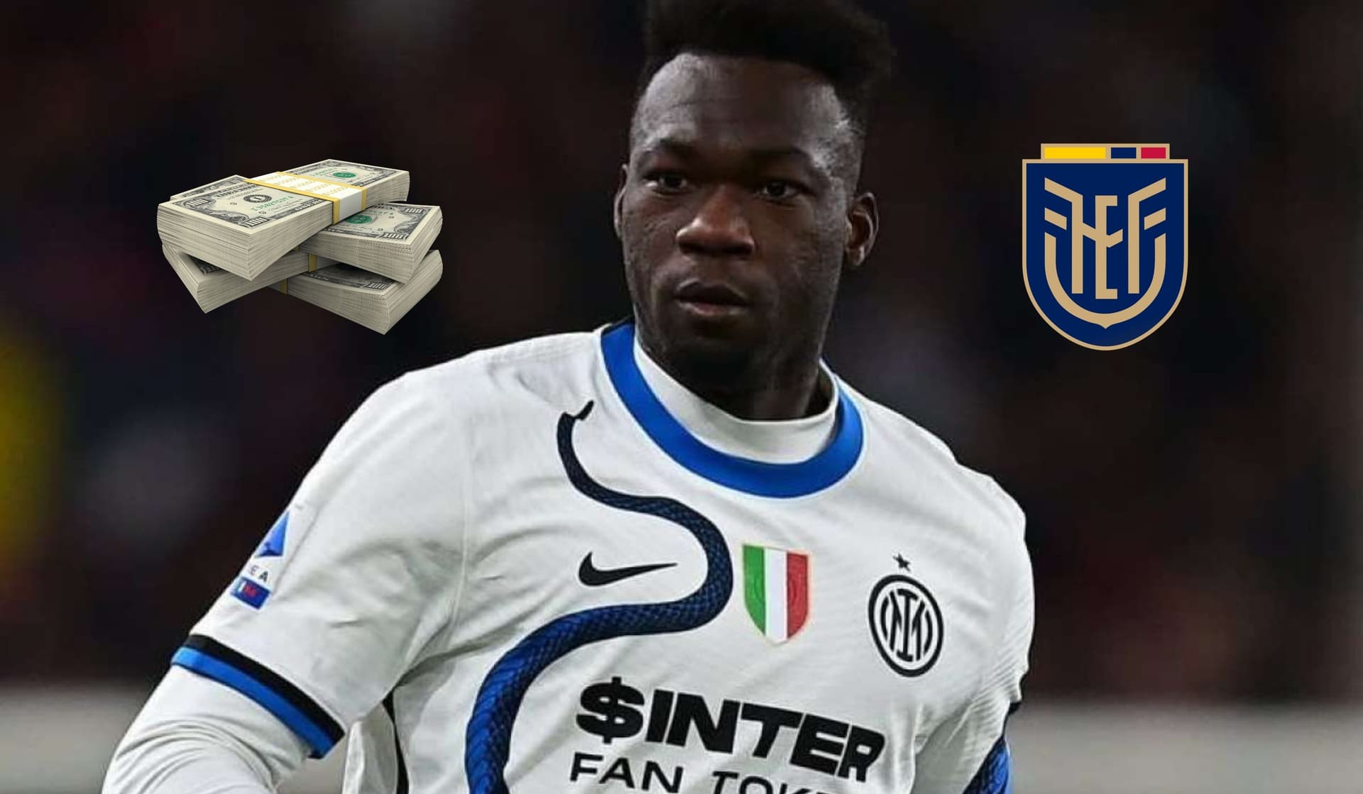 El futbolista ecuatoriano quiere salir del Inter, aunque no está de acuerdo en rebajar su salario, algo que complica su llegada a otro equipo.