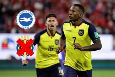 El futbolista ecuatoriano ya disfruta de su estadía en la Premier League y empieza a conseguir resultados.