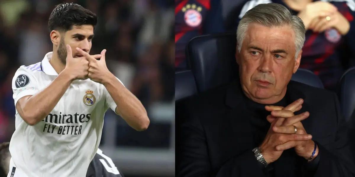 El futbolista español esta en la cuerda floja y podría salir del Madrid en el próximo mercado.