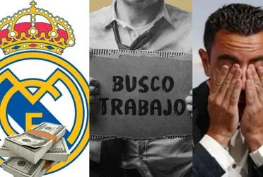 El futbolista estuvo a punto de llegar al Barça, pero continúa sin tener equipo.