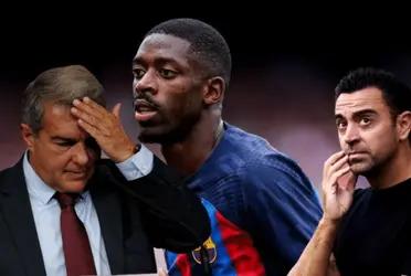 El futbolista francés tomó la decisión de abandonar al conjunto blaugrana.