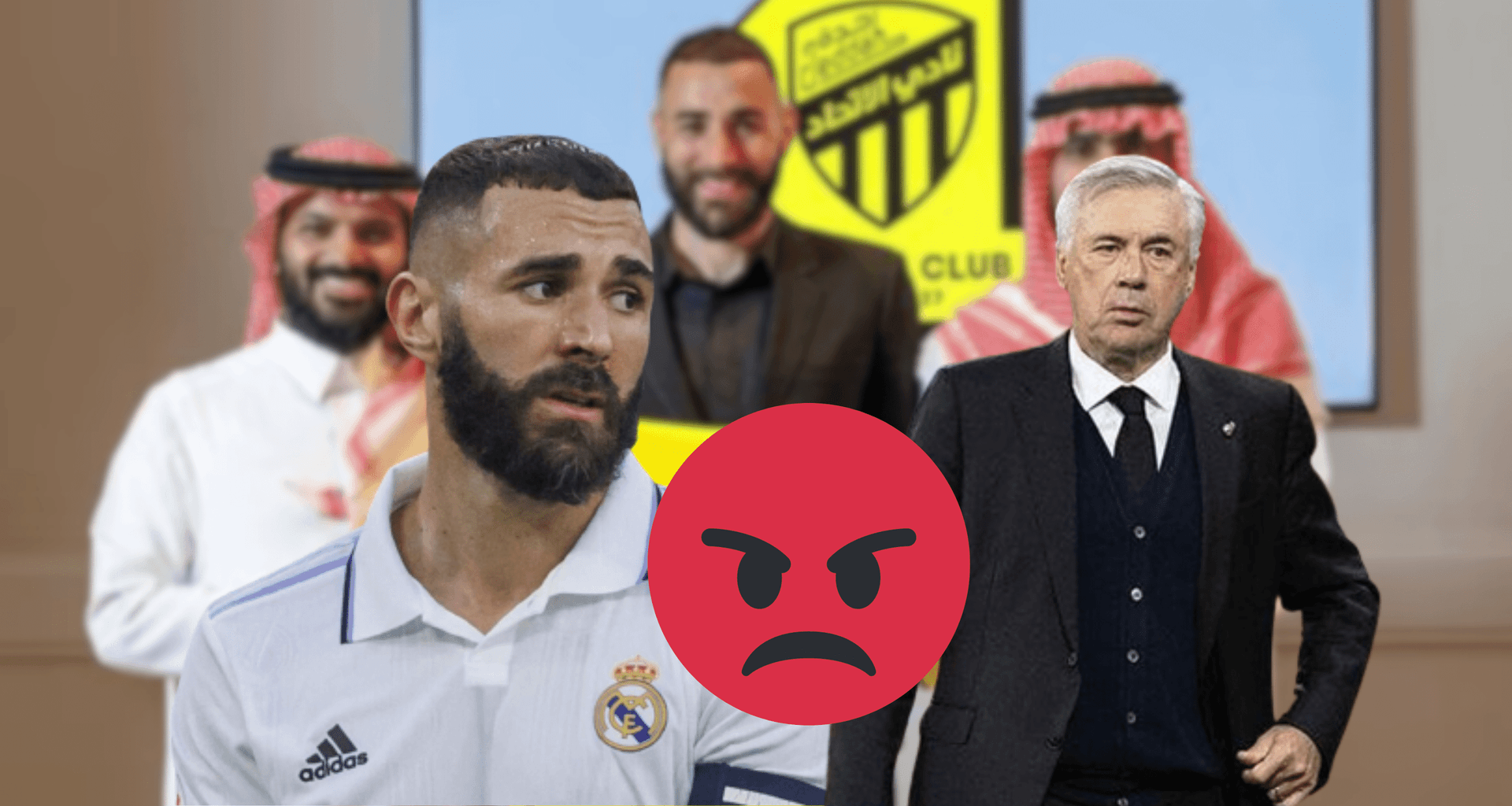 El futbolista merengue demostró su descontento con la salida del 9.