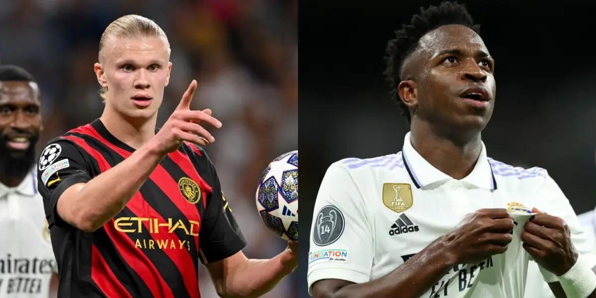 El futbolista noruego habló con el brasileño luego del partido.