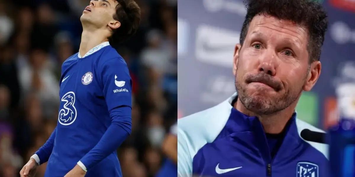 El futbolista portugués deberá volver al conjunto colchonero, dueño de su ficha.