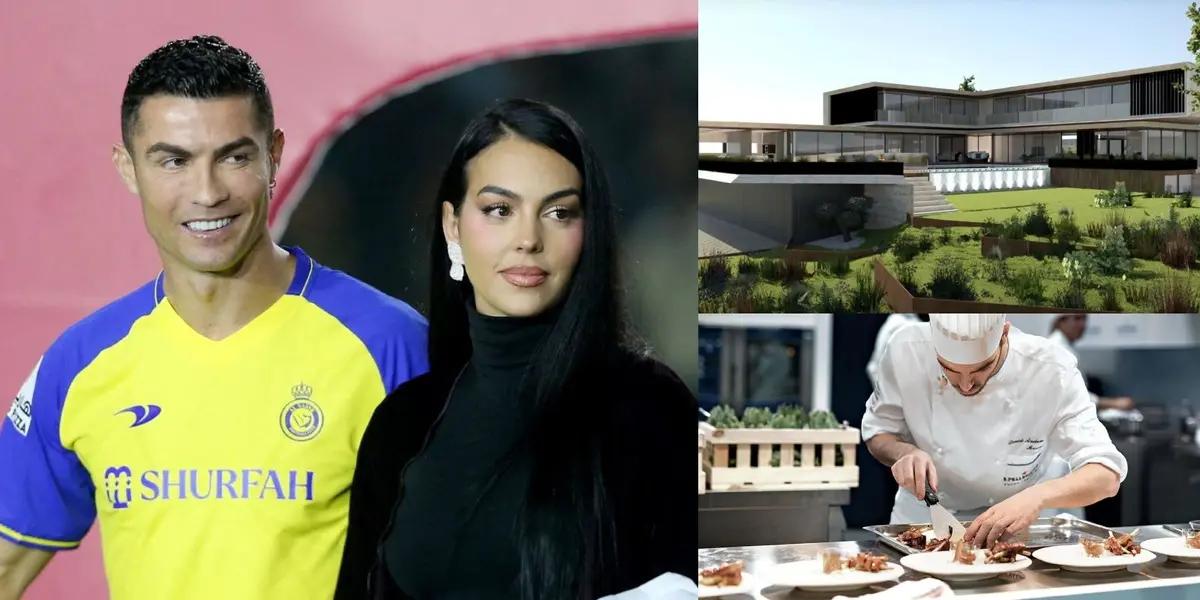 El futbolista portugués se encuentra construyendo una mansión en Portugal y busca un cocinero de primer nivel.