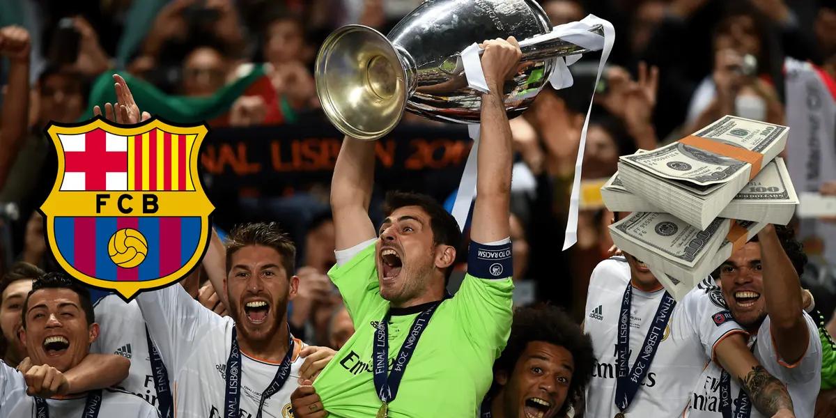 El futbolista que estuvo en el equipo blanco en el pasado y podría ir al Barcelona ahora.