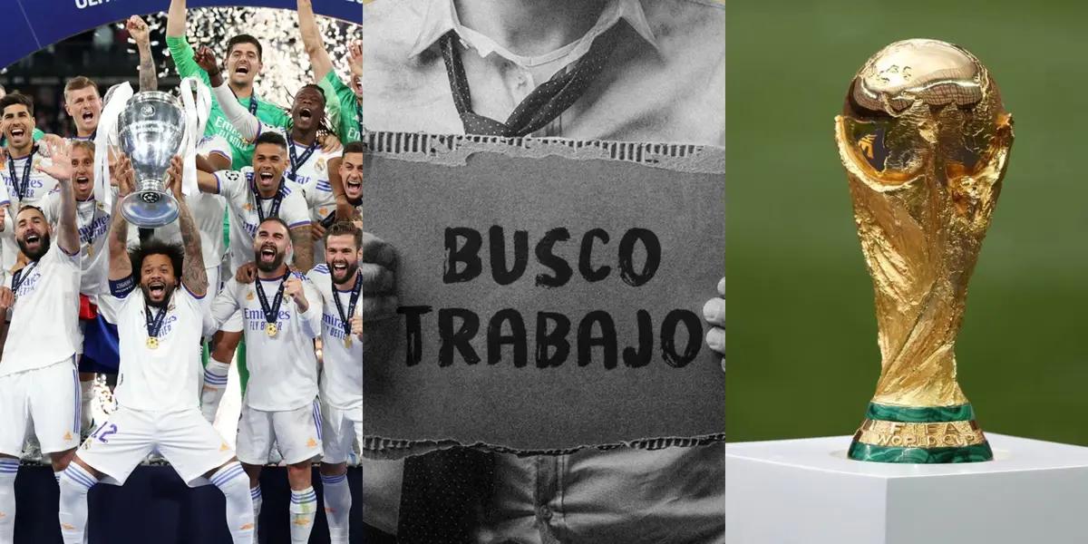 El futbolista que pasó por el Real Madrid está buscando trabajo actualmente.