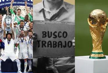 El futbolista que pasó por el Real Madrid está buscando trabajo actualmente.