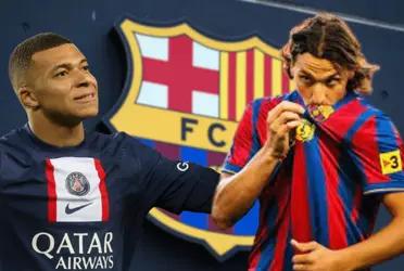 El futbolista sueco le habló al delantero francés sobre el equipo al que debe irse.