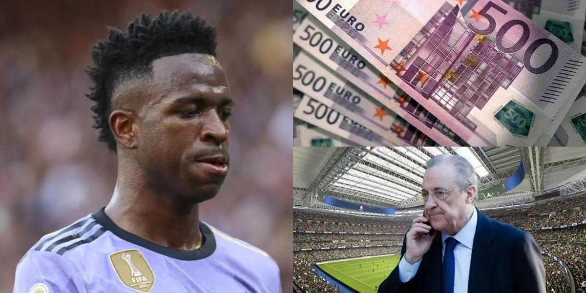 El futuro de Vinicius es incierto, mientras tanto Florentino busca cerrar un fichaje de 70 millones.