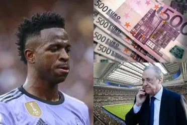 El futuro de Vinicius es incierto, mientras tanto Florentino busca cerrar un fichaje de 70 millones.