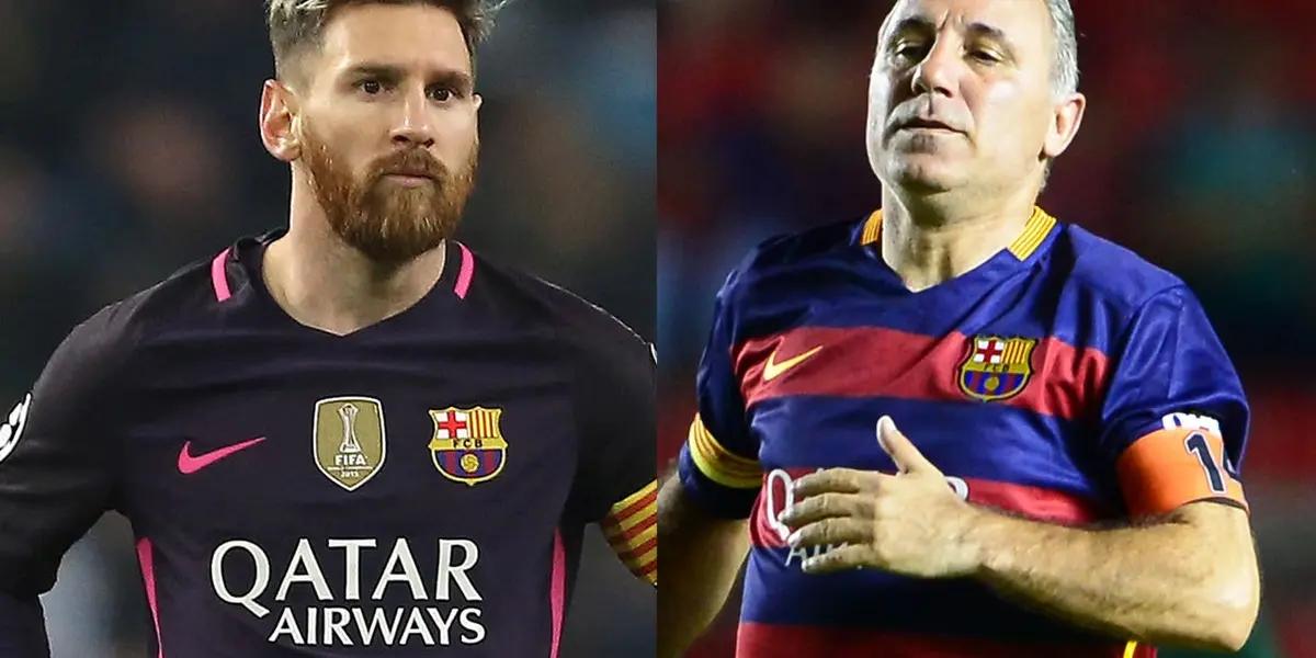 El ganador de una Champions League con Barcelona fue muy claro sobre lo que piensa del argentino.