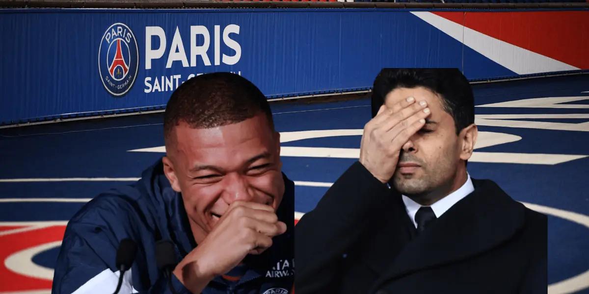 El gesto del delantero francés en el gimnasio del PSG no caerá para nada bien.