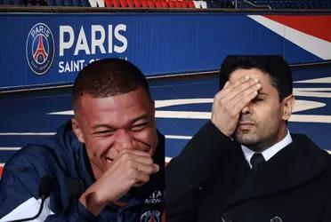 El gesto del delantero francés en el gimnasio del PSG no caerá para nada bien.