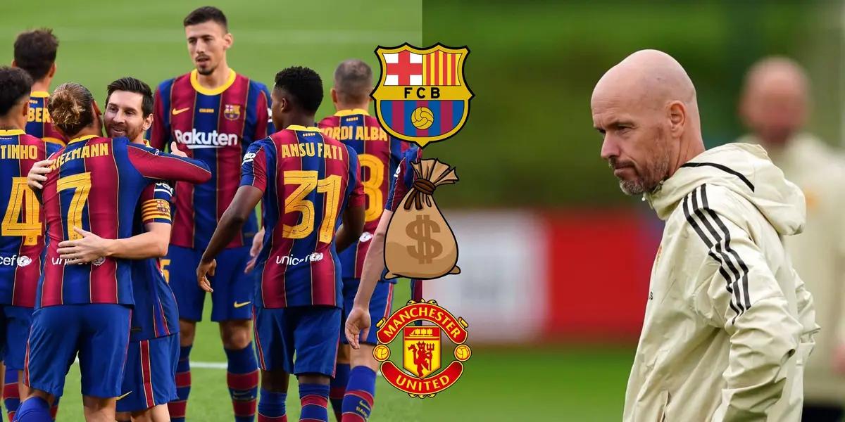 El gigante inglés estaría interesado en un delantero culé y podría ofrecer una millonada para llevárselo.