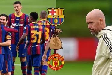 El gigante inglés estaría interesado en un delantero culé y podría ofrecer una millonada para llevárselo.