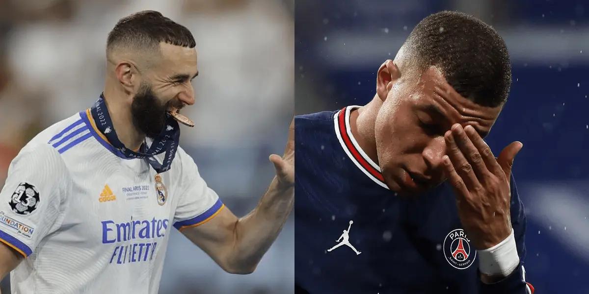 El goleador del Rey de Europa dio la bienvenida al mediocampista y ¿se acordó de Kylian Mbappé?