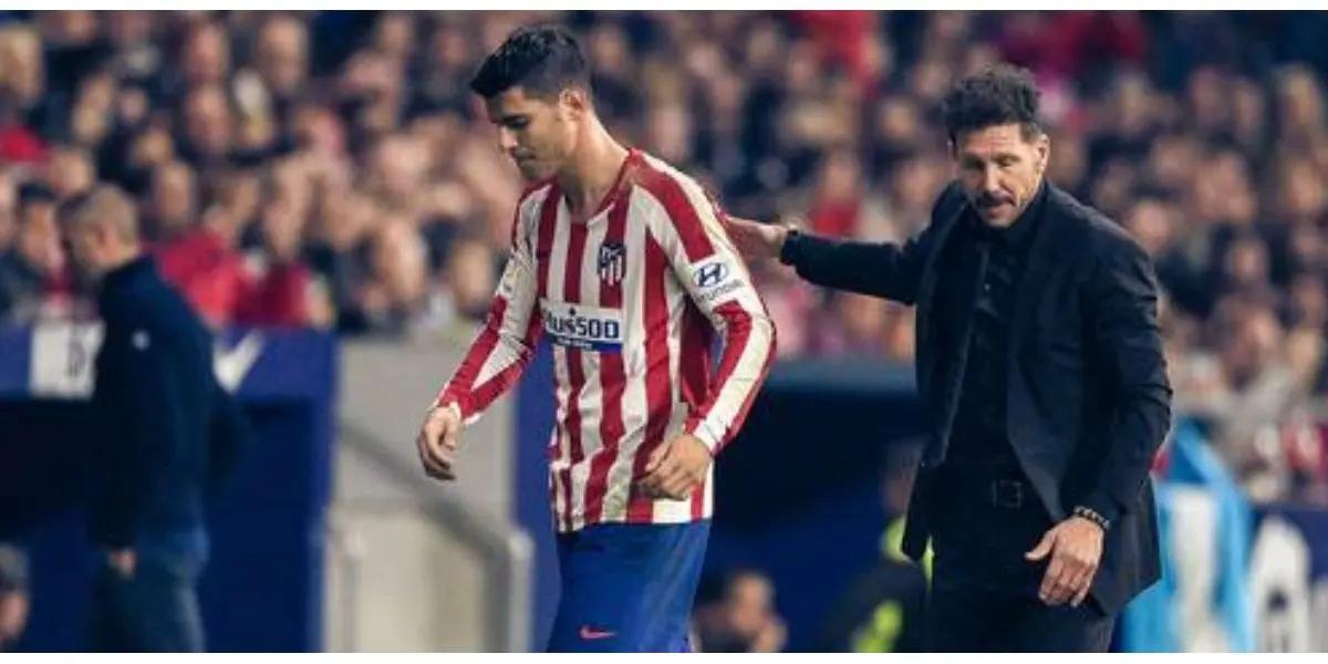 El goleador español le responde al Cholo