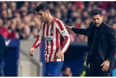 El goleador español le responde al Cholo