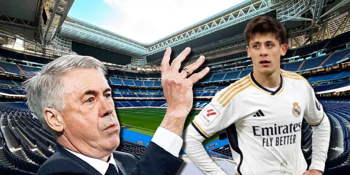 El golpe con guante blanco de Güler para Ancelotti, por banquearlo en el Madrid
