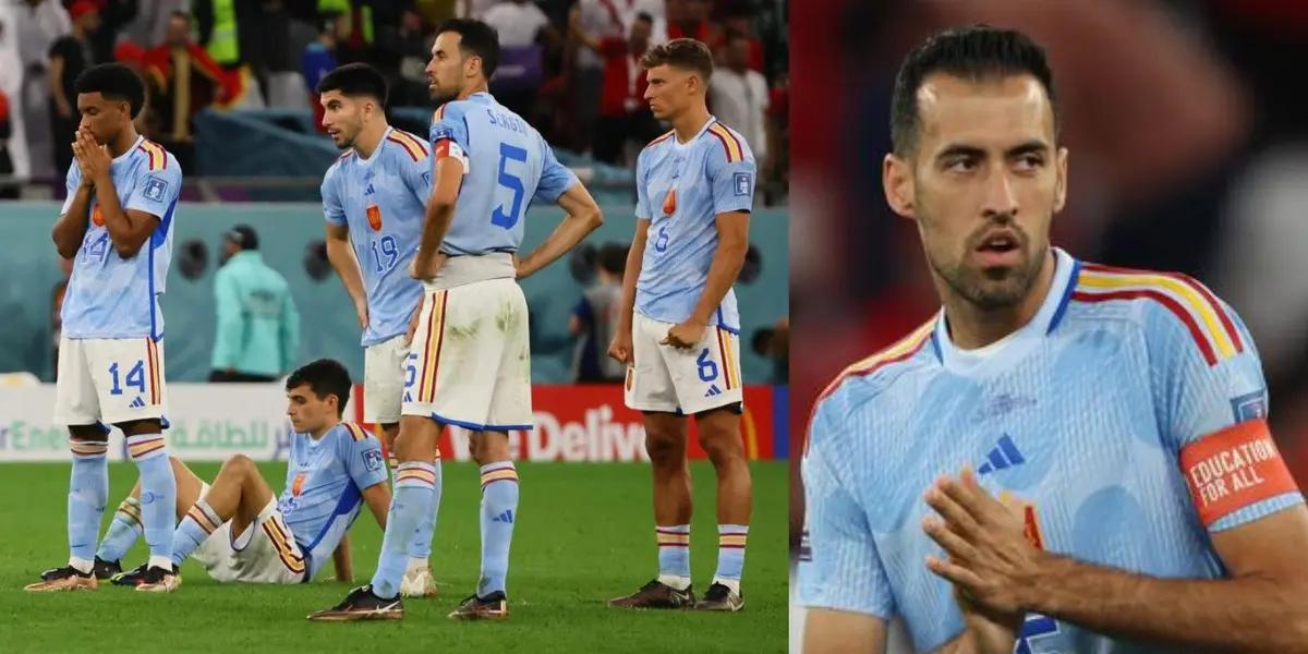 El histórico futbolista del Barcelona, que erró el penal definitivo, declaró en el post partido y mostró toda su desazón.