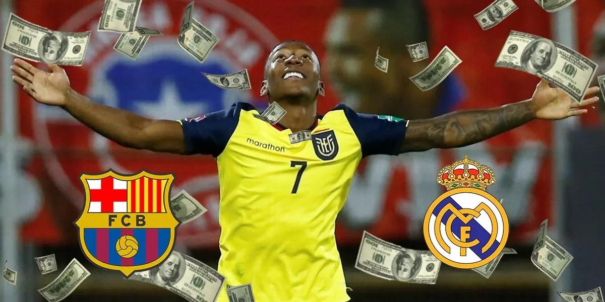 El hombre de banda del Villarreal y de la Selección de Fútbol de Ecuador está siendo seguido de cerca por los dos equipos más grandes de LaLiga. El Submarino Amarillo se frota las manos, mientras tanto.