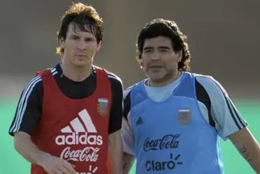 El impactante récord de Maradona que persigue Messi.