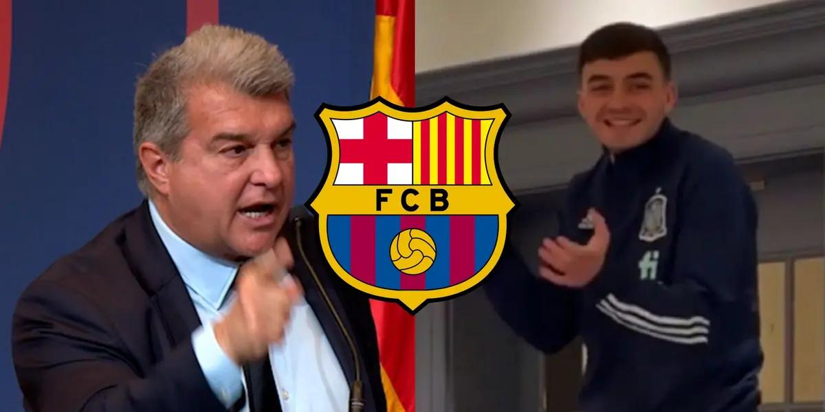 El increíble accionar de Pedri que hizo enojar a Joan Laporta