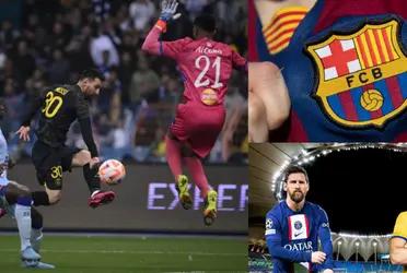 El increíble gesto del portugués tras el gol de Lionel Messi.