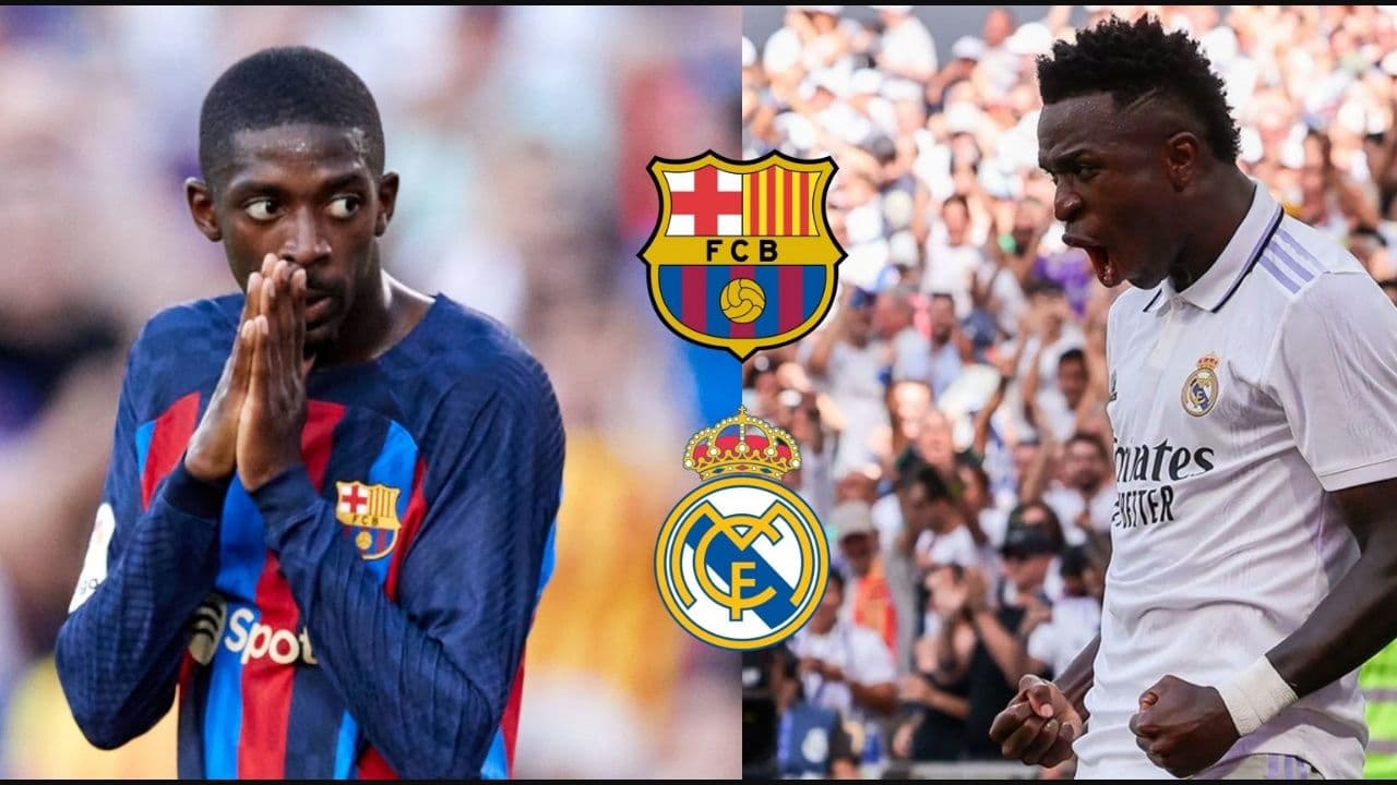 El internacional brasileño del Real Madrid se muestra superior al francés del Fútbol Club Barcelona por un dato revelador.