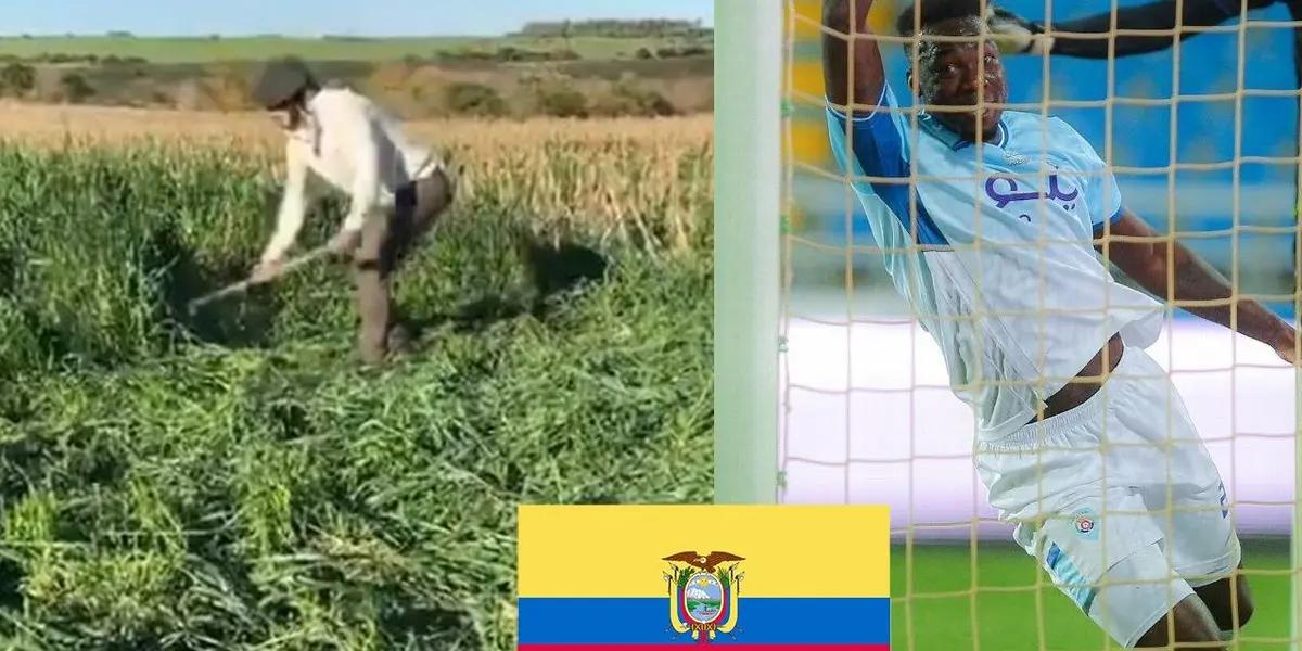 El internacional ecuatoriano encontró en la lejanía de los grandes flashes exactamente lo que buscaba.