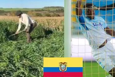 El internacional ecuatoriano encontró en la lejanía de los grandes flashes exactamente lo que buscaba.